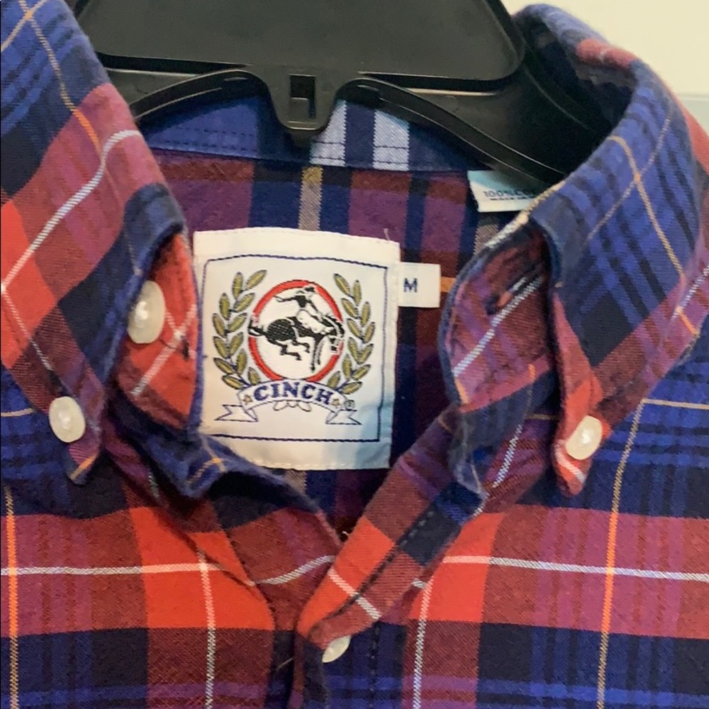 Cinch Button Down Long Sleeve Shirt - Picture 3 of 3